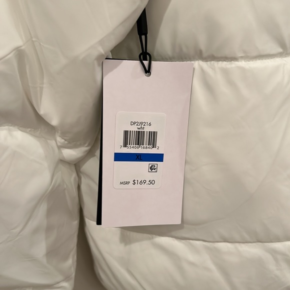 NWT DKNY Women's Sport Colorblock Logo Puffer W/Removeable Hood Down Alternative - Picture 11 of 13